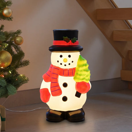 61cm Snowman Blow Mould Outdoor Figure Retro Christmas Light