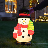 61cm Snowman Blow Mould Outdoor Figure Retro Christmas Light