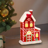 61cm Gingerbread House Blow Mould Outdoor Figure Retro Christmas Light