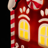 61cm Gingerbread House Blow Mould Outdoor Figure Retro Christmas Light