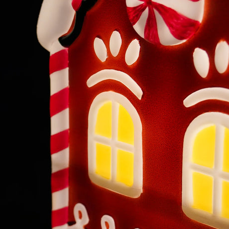 61cm Gingerbread House Blow Mould Outdoor Figure Retro Christmas Light