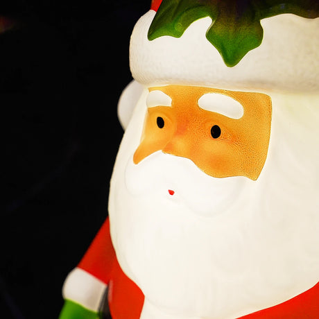 61cm Santa Blow Mould Outdoor Figure Retro Christmas Light