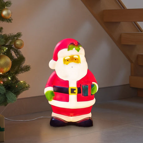 61cm Santa Blow Mould Outdoor Figure Retro Christmas Light