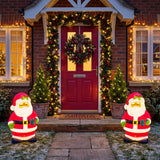 61cm Santa Blow Mould Outdoor Figure Retro Christmas Light