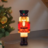 61cm Nutcracker Blow Mould Outdoor Figure Retro Christmas Light