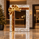 2.3m Outdoor Christmas Bow Picture Frame