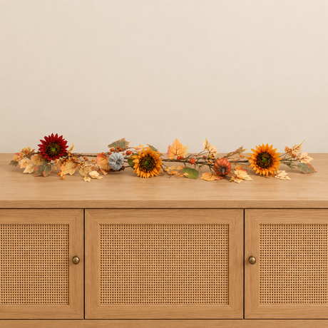 1.5m Sunflower Autumn Garland