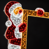 2.7m Outdoor Christmas Santa Picture Frame