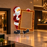 2.7m Outdoor Christmas Santa Picture Frame