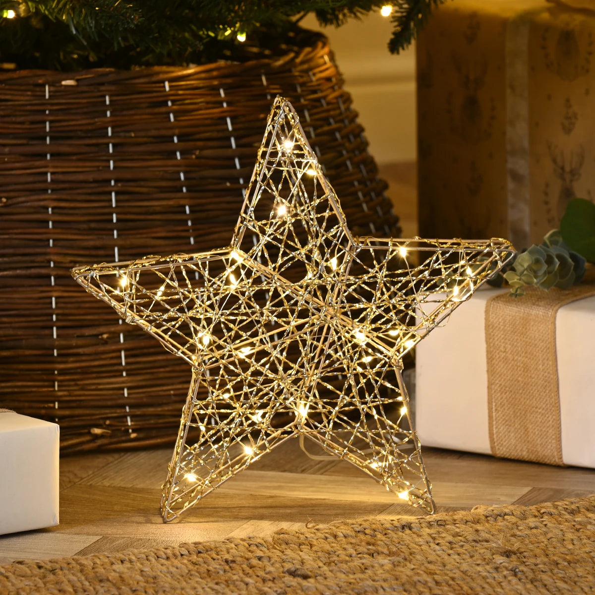 30cm Star Light Battery Christmas Decoration