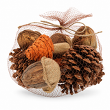 Mixed Pinecones and Acorns Decorative Vase Filler