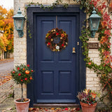 36cm Autumn Pumpkin Maple Leaves Wreath
