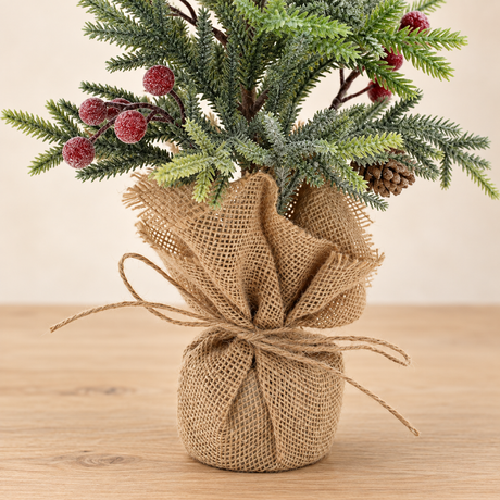 40cm Artificial Green Tabletop Christmas Tree