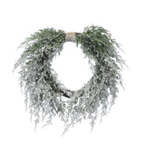 61cm Snowy Heart Christmas Wreath