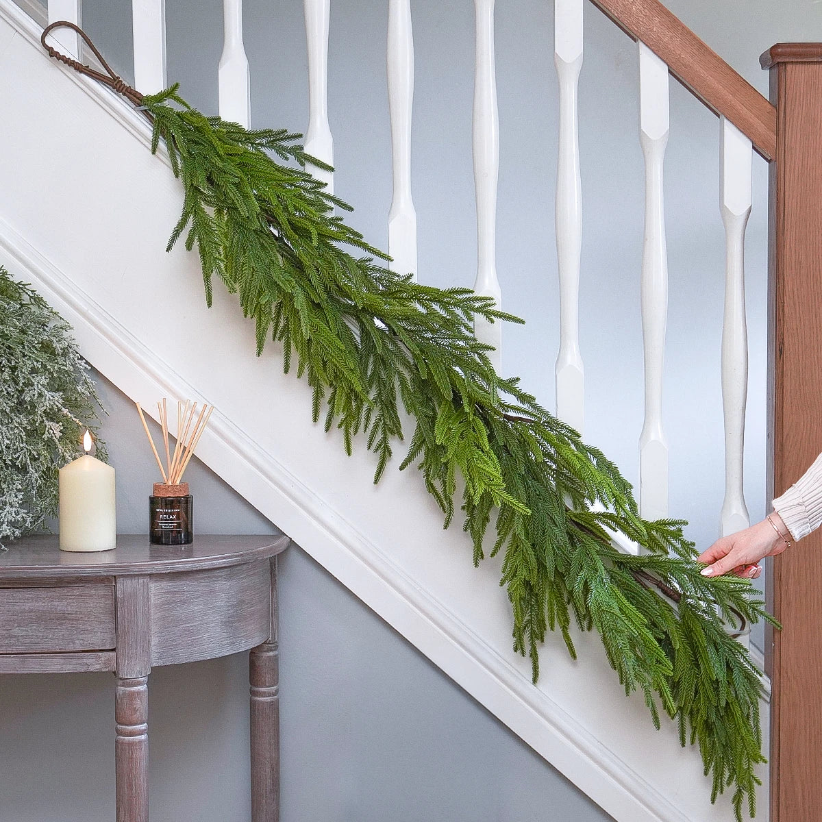 1.5m Norfolk Pine Christmas Garland