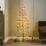 Outdoor Microdot Twig Tree with Red Berries