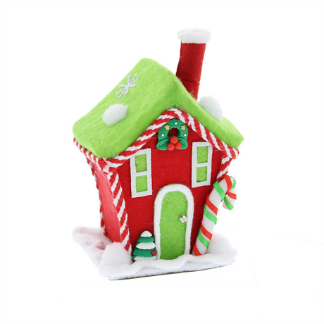 Grinch Village House Christmas Decoration 15cm