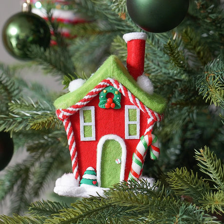 Grinch Village House Christmas Decoration 15cm
