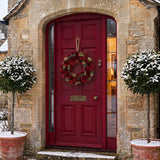 36cm Green & Red Berry Christmas Wreath