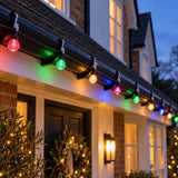10 Colour Changing LED Ball Christmas Stake Lights 33cm