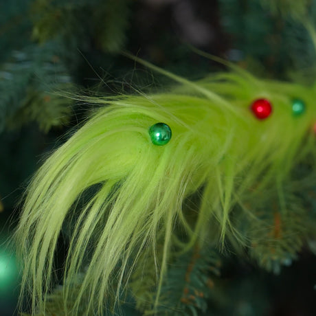 Grinch Christmas Decoration Faux Fur Picks