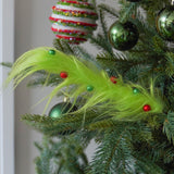 Grinch Christmas Decoration Faux Fur Picks