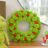 35cm Grinch Wreath Christmas Decoartion