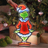 Infinity Grinch Santa Hat Christmas Light 60cm