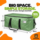 90L Heavy-Duty Moving & Storage Bags – Reusable Packing Bags with Carry Handles