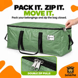 90L Heavy-Duty Moving & Storage Bags – Reusable Packing Bags with Carry Handles