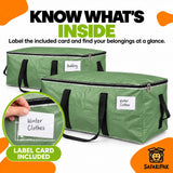 90L Heavy-Duty Moving & Storage Bags – Reusable Packing Bags with Carry Handles