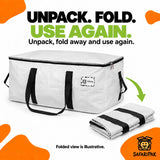 90L Heavy-Duty Moving & Storage Bags – Reusable Packing Bags with Carry Handles