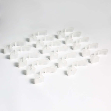 Giant White Gutter Hooks, 16 Pack
