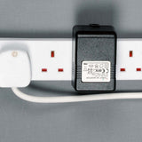 White Extension Lead, 6 Gang Way