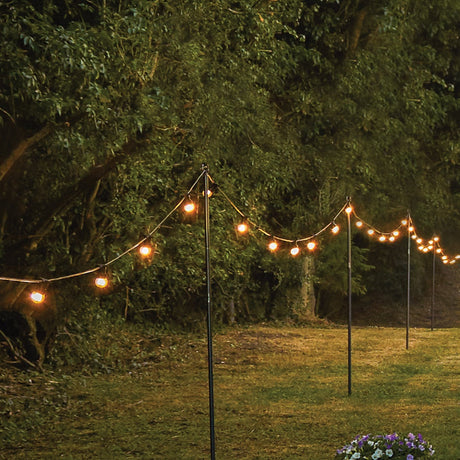 Steel Festoon Pole 1.5m or 2.4m