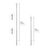 Steel Festoon Pole 1.5m or 2.4m