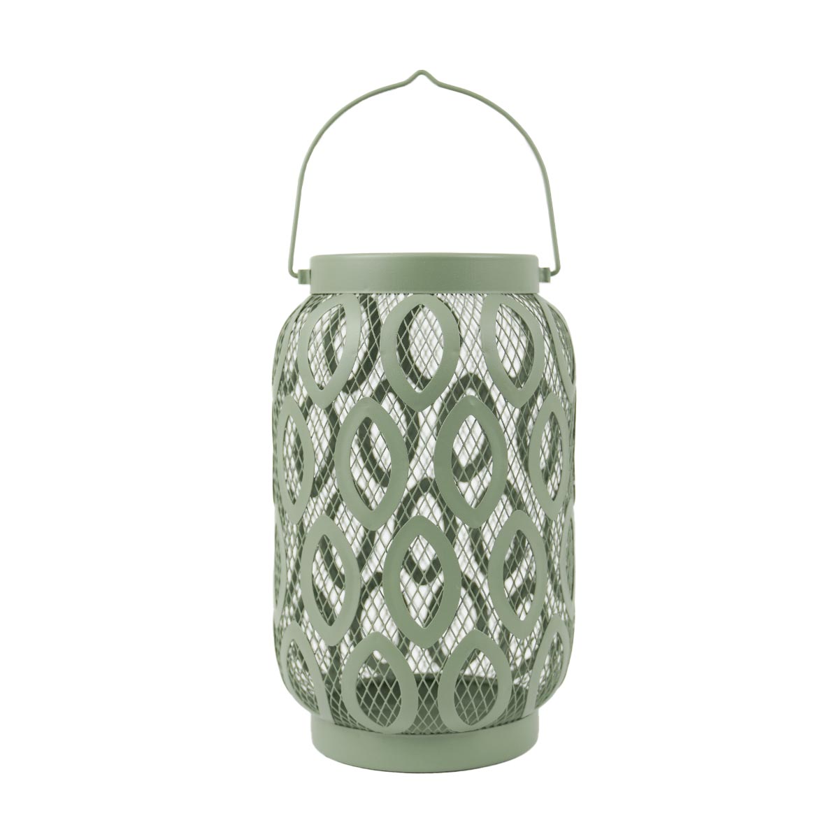 26cm Solar Metal Hanging Table Lantern, White, Warm White and Colour Changing LEDs