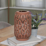 Indoor and Outdoor Metal Garden Table Lantern, 26cm