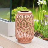 Indoor and Outdoor Metal Garden Table Lantern, 26cm