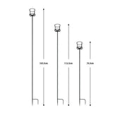 Metal Garden Stake for Outdoor Candle
