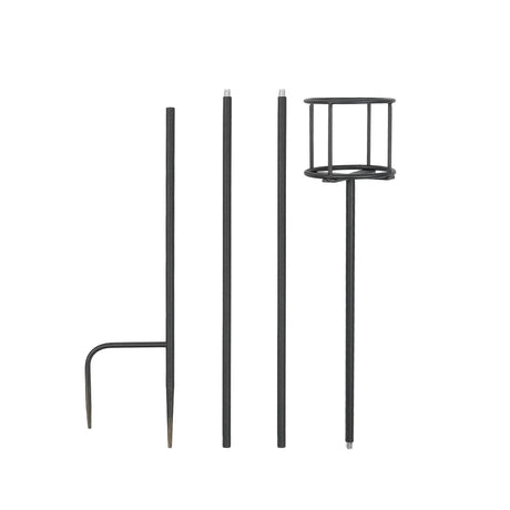 Metal Garden Stake with White Ember™ Outdoor Candle