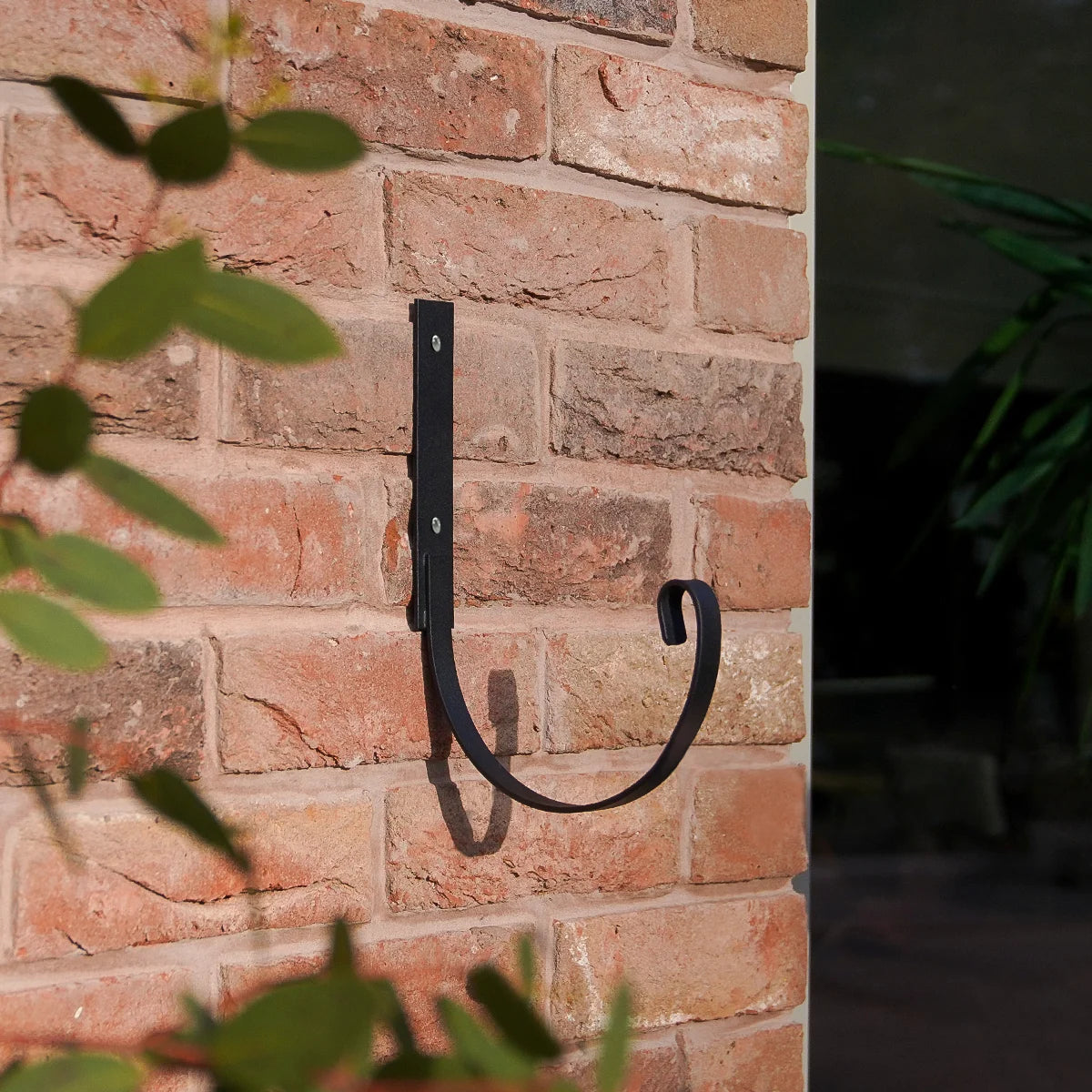 Outdoor Black Metal Wall Hook