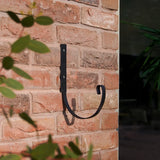 Outdoor Black Metal Wall Hook