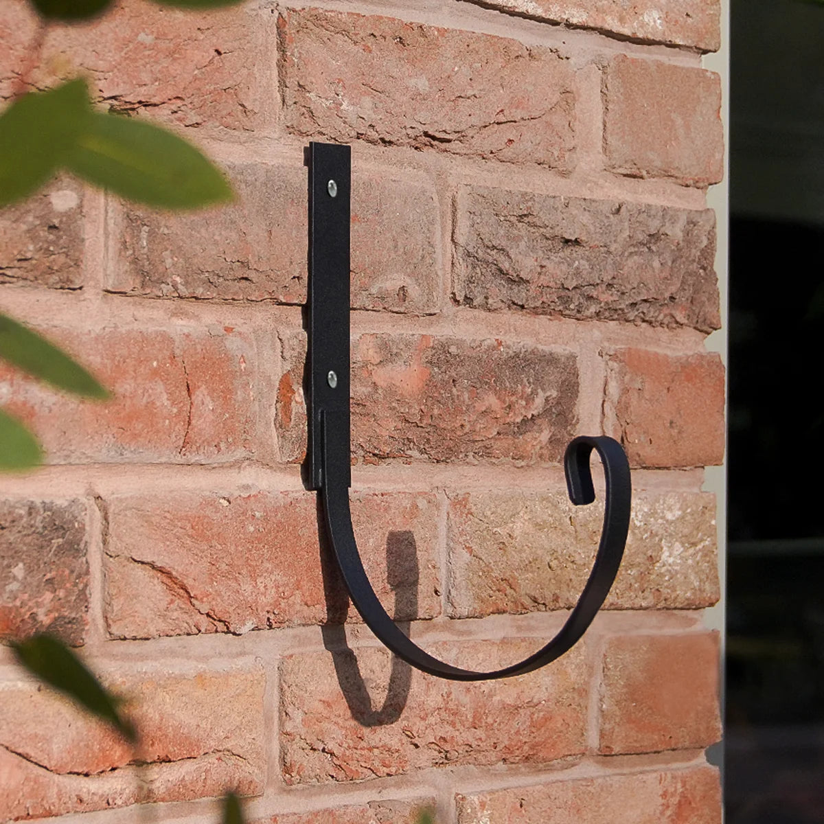 Outdoor Black Metal Wall Hook