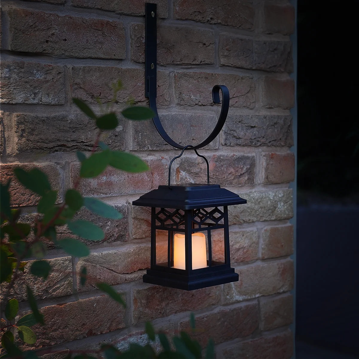Outdoor Black Metal Wall Hook
