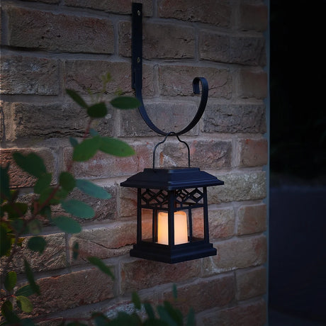 Outdoor Black Metal Wall Hook