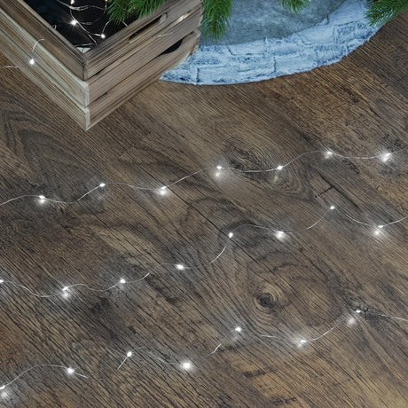 50 LED Battery Micro Outdoor Wire Lights 5m