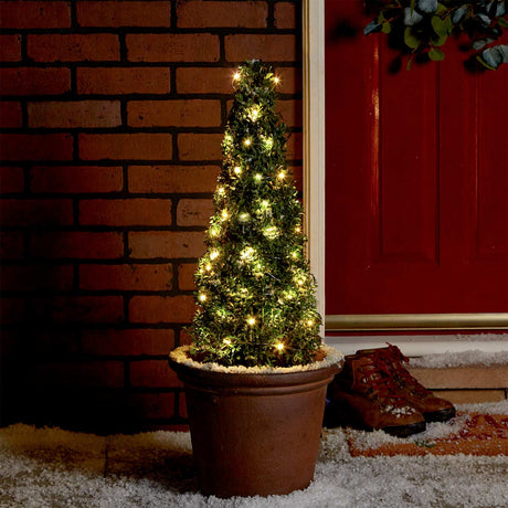 50 LED Battery Micro Outdoor Wire Lights 5m