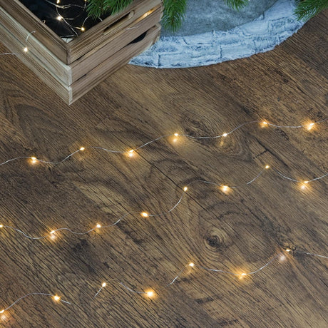 50 LED Battery Micro Outdoor Wire Lights 5m