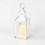 Outdoor Battery Flickering Candle Lantern, 24cm